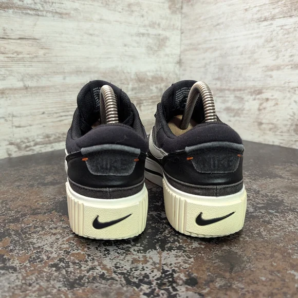 Womens Nike Court Legacy Lift Shoes Sz 6 Used DM7590 001 Black Leather - Picture 6 of 9